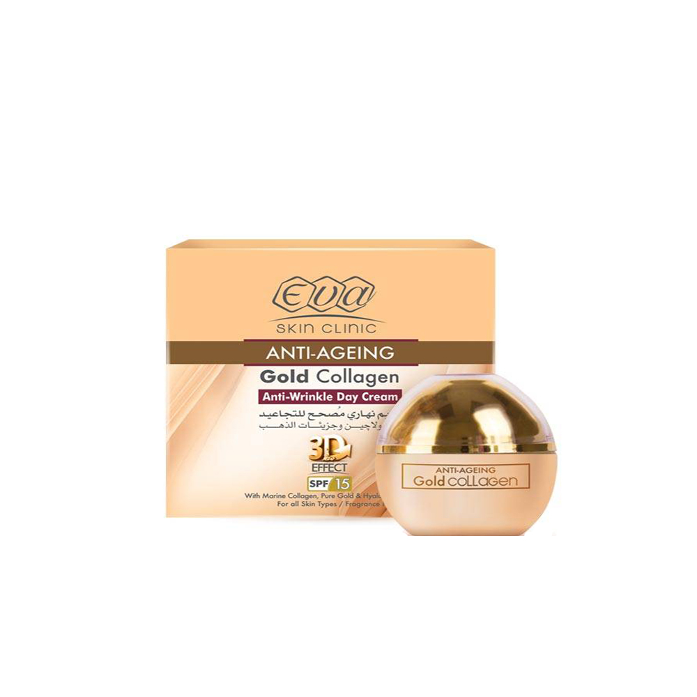 Eva Skin Clinic Gold Collagen Anti-Wrinkle Day Cream - 50ml