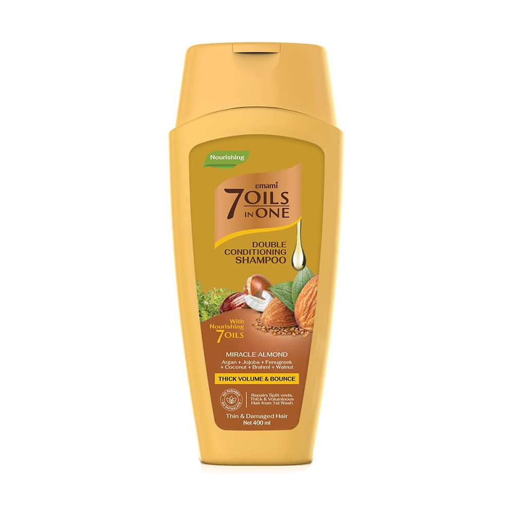 Emami 7 in 1 Moisturizing Shampoo with Almond & Argan - 400ml