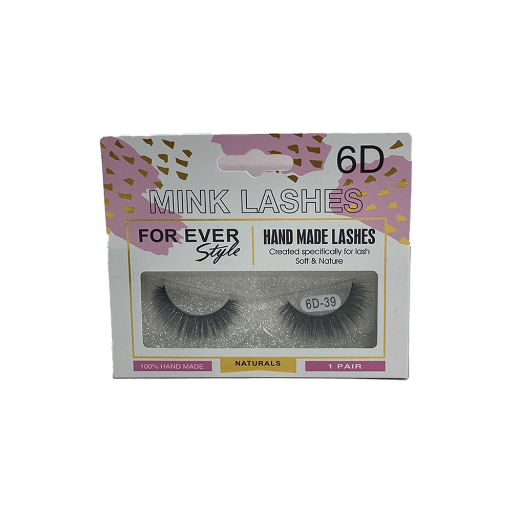 Mink Lashes False Eyelashes 6D - 39