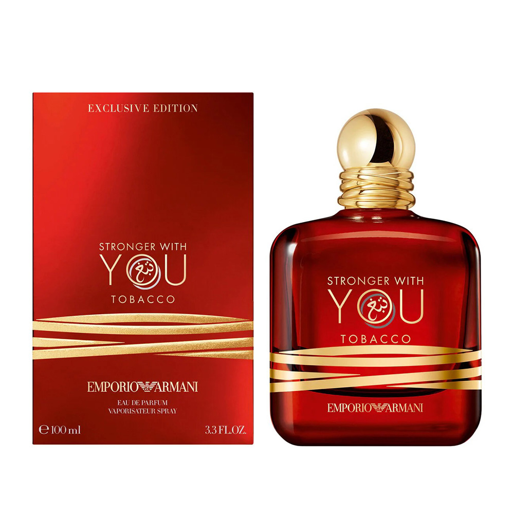 Stronger With You Tobacco by EmporioArmani Eau de Parfum for Unisex (Original) - 100ml Unisex