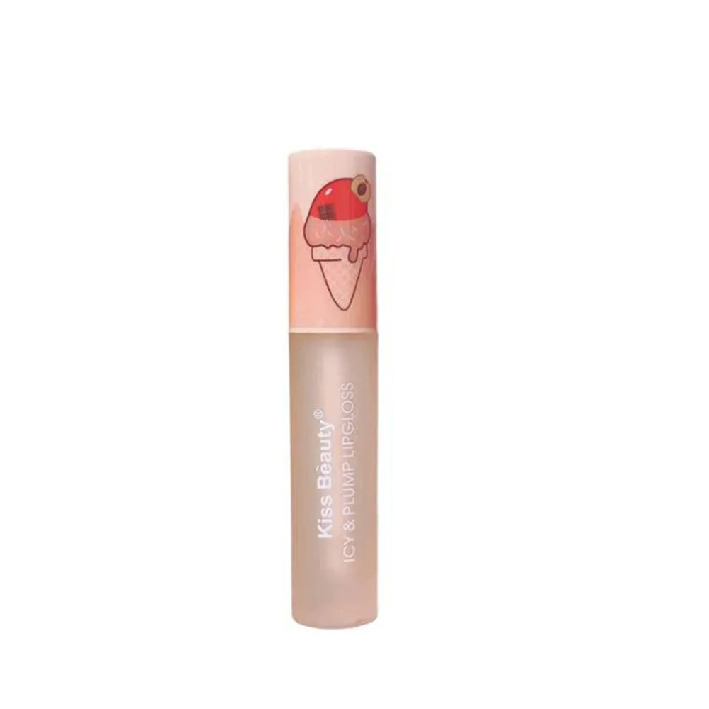 Kiss Beauty Plumper Lip Gloss - Peach