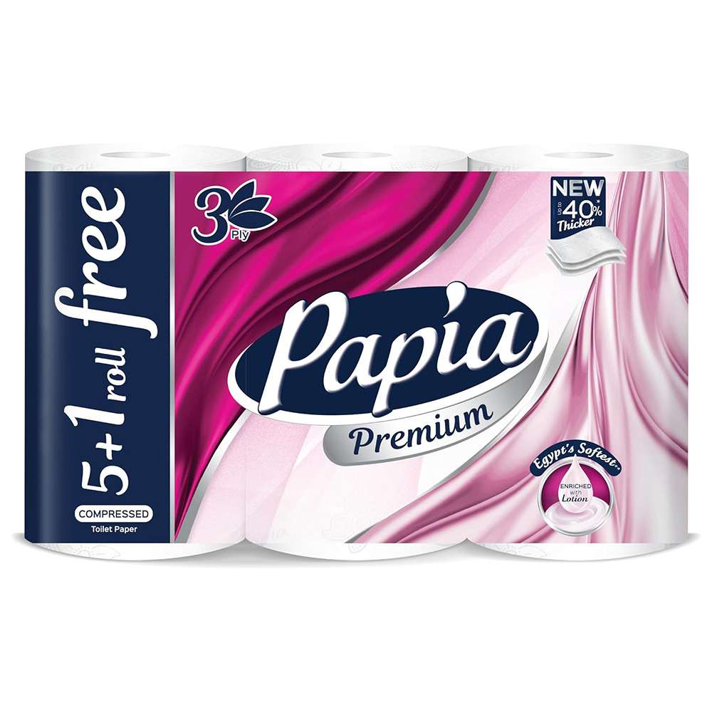 Papia toilet paper - 6 rolls