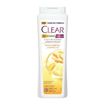 Clear Anti-Dandruff Shampoo for Softness and Shine with Ginger Roots For Women 180 ml
