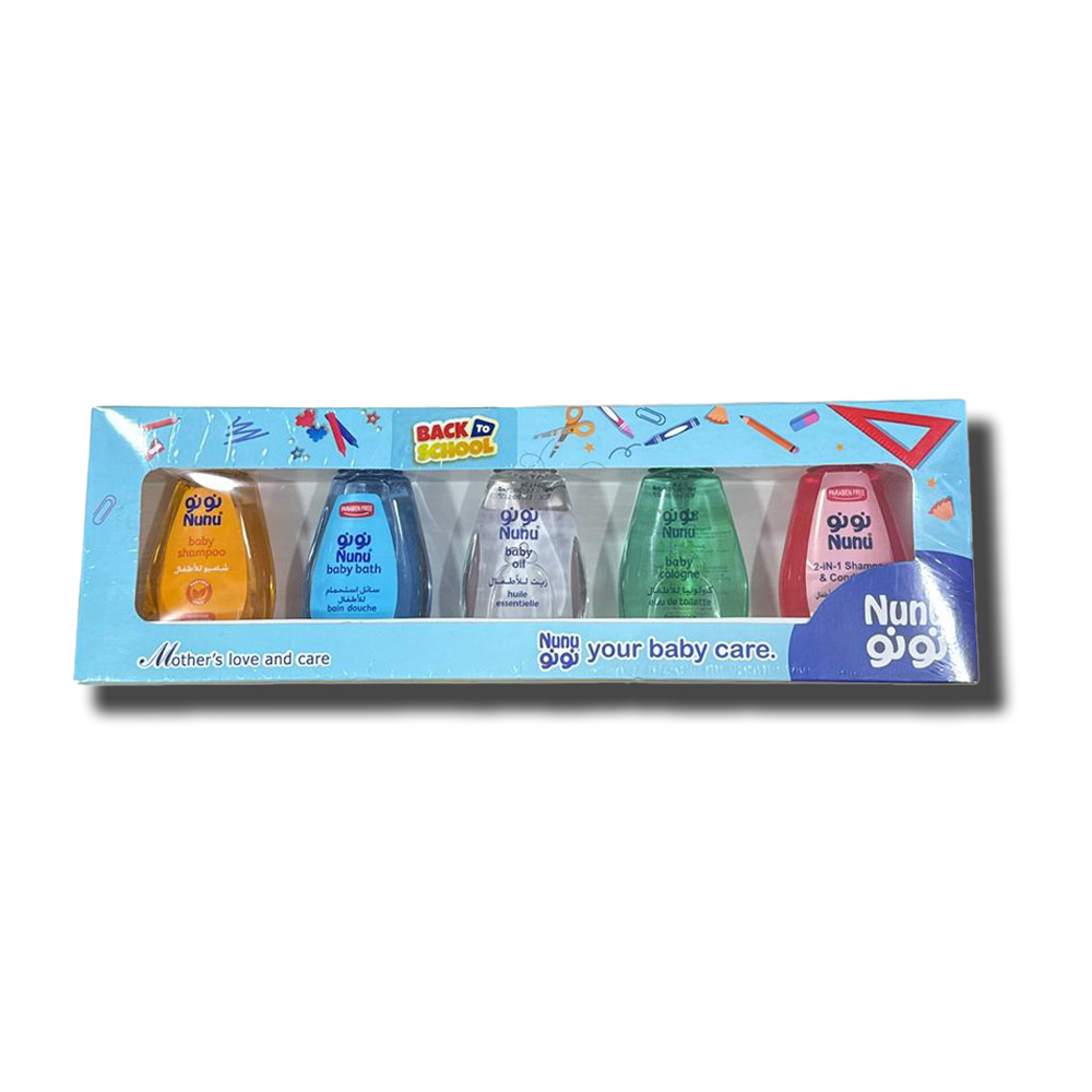 Nunu Baby Care Set 5 Pieces - 100ml