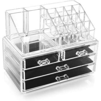 Acrylic makeup organizer