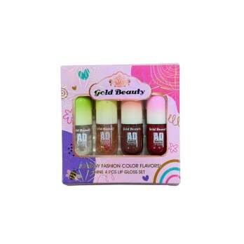 ليب جلوس ميني من جولد بيوتي مجموعة 4 لون