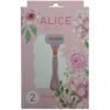 Alice Rose Oil Razor - 2 Pieces