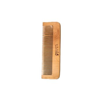 Wooden hair comb
