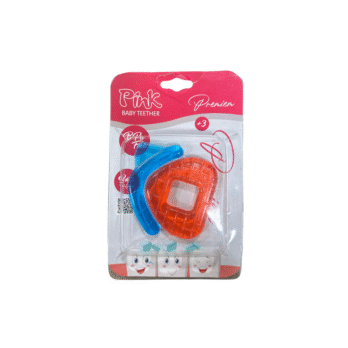 Pink blue Teether two colors