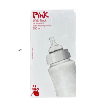 Pink Blue Wide Neck Baby Bottle - 300ml