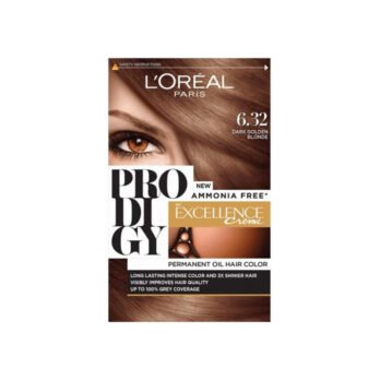 صبغة شعر لوريال بروديجي 6.32 أشقر ذهبي غامق