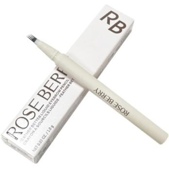 Rose berry Waterproof Eyebrow Pencil - Dark Brown