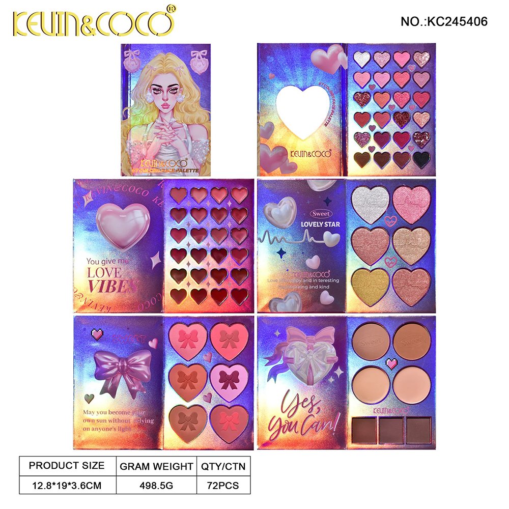 10042646 Kevin & Coco Makeup Palette - 67 Shades
