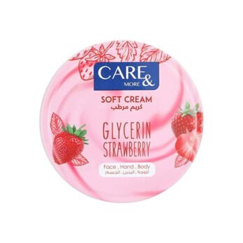 Care & More Soft Cream with a Fresh Strawberry Scent – ​​75ml