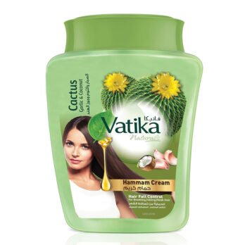 Vatika Hair Cream Bath with Aloe Vera, Garlic, and Coconut - 450g
