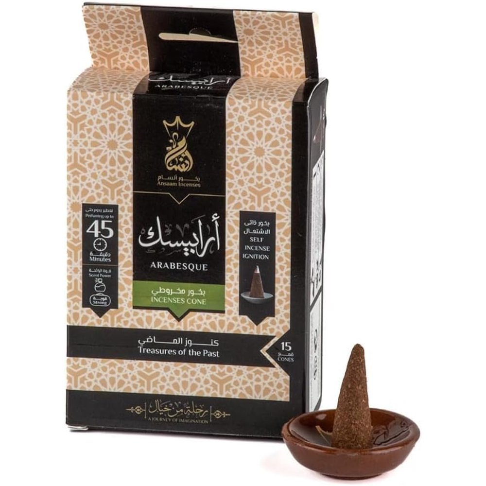 1010357 Ansaam lncenses scent Arabesque - 15 Cones