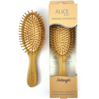 Alice Natural Wood Detangling Hairbrush