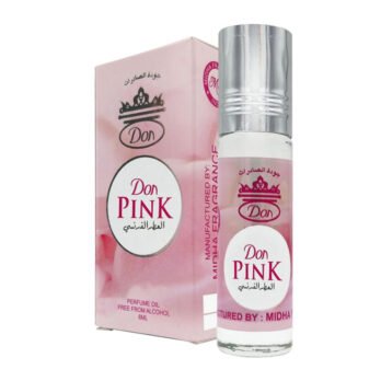Don Pink Alcohol-Free French Perfume Oil for Men and Women – 6ml