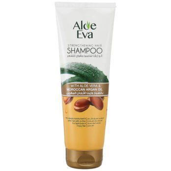 Aloe Eva Strengthening Hair Shampoo with Aloe Vera and Moroccan Argan Oil - 230ml