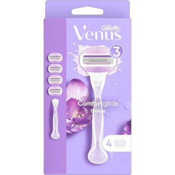 Gillette Venus Comfortglide Razor + 4 Refills