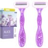 Alice Shaver for Dry Skin for Women - 2 Pieces