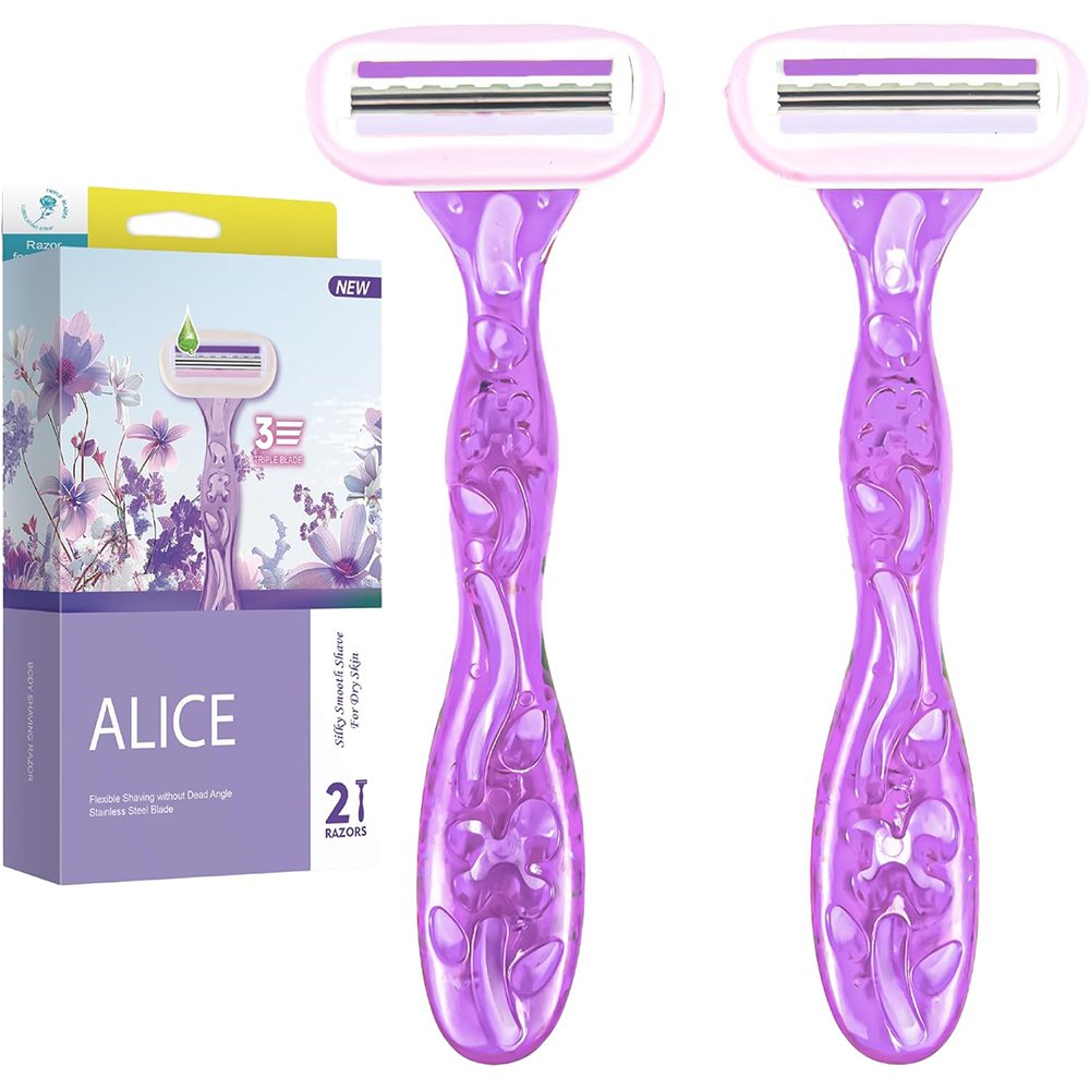 1008872 Alice Shaver for Dry Skin for Women - 2 Pieces
