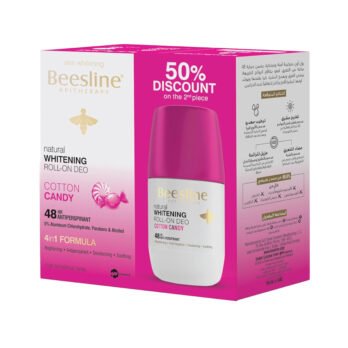 Beesline cotton candy whitening roll on deodorant - 1+1 free
