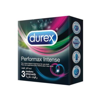 Durex Condom Performax Intense Natural Latex - pack of 3