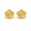 Van Cleef stainless steel earrings - gold