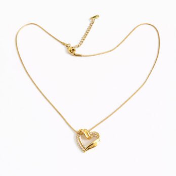 Stainless Steel Double Heart Necklace