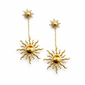 Stainless Steel Earrings - Rapunzel Sun