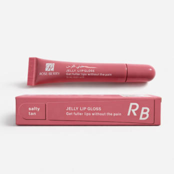 Rose Berry Lip Gloss Jelly - Salty Tan