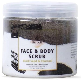 Bio Soft Face and Body Scrub with Black Seed and Charcoal - 500g