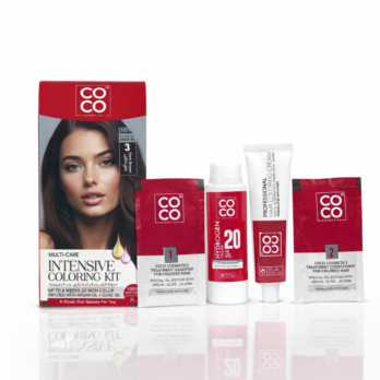 Coco Colouring Kit Intensive Hair Dye - 3 Dark Brown