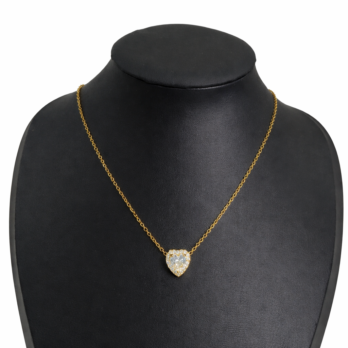 Stainless steel chain - heart lobe