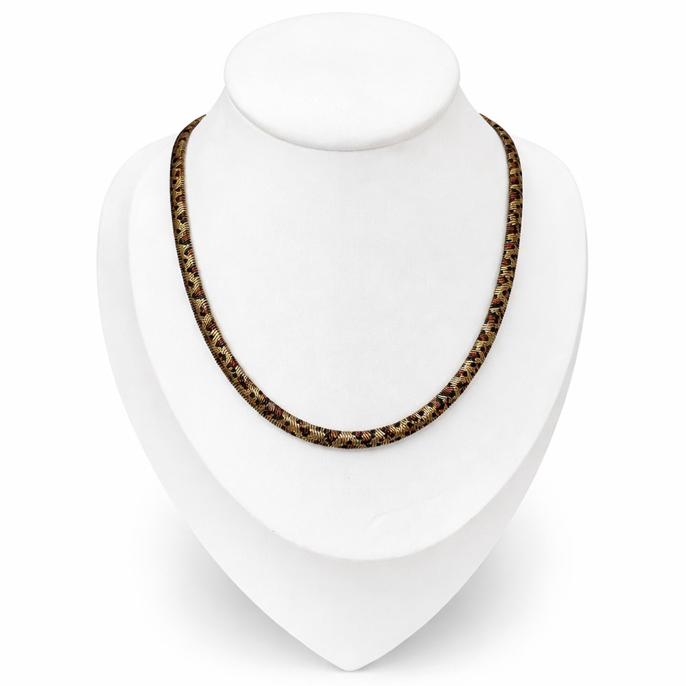 101336 Stainless steel snake-back chain - Tiger