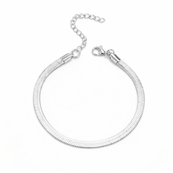 انسيال استانلس ستيل ظهر الحية - فضي