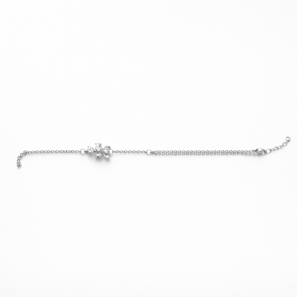 101361 Stainless steel cuff bracelet - silver