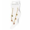 Stainless steel anklet - hearts