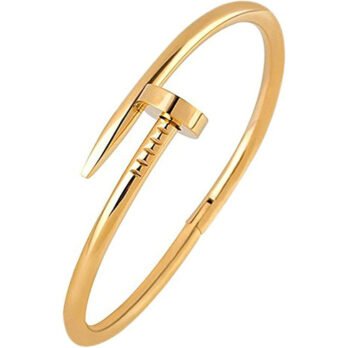 Stainless steel nail bracelet