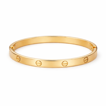 Cartier Stainless Steel Bracelets - Gold