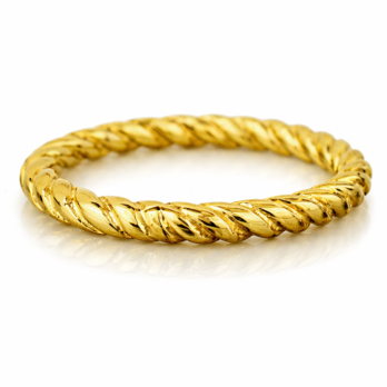 Stainless Steel Braided Ring