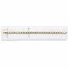 Stainless steel tennis bracelet - rectangular
