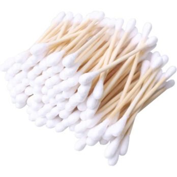 Plastic cotton swabs for cleaning the ear