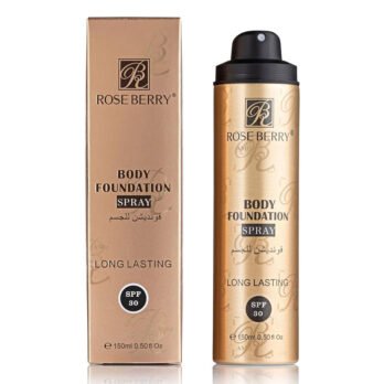Rose Berry Body Foundation SPF 30 Spray – Natural 1
