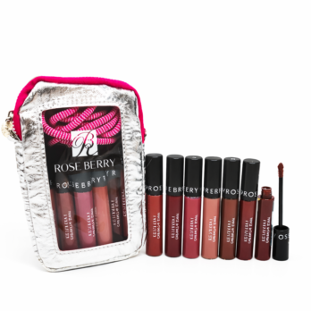 Rose Berry Lip Stain Cream Matte Set - 6 Pieces