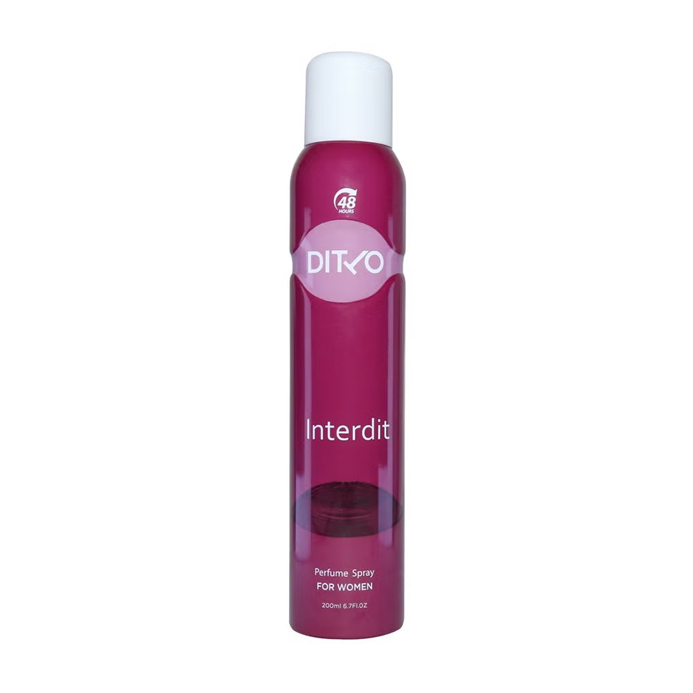 1008892 Ditto Interdit Perfume Spray For Woman - 200ml