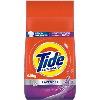 تايد مسحوق غسيل اوتوماتيك برائحة اللافندر - 4.5كيلوجرام