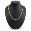 Wide Snake-Back Stainless Steel Chain - Gold