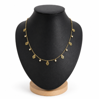 Stainless steel chain palm shaped